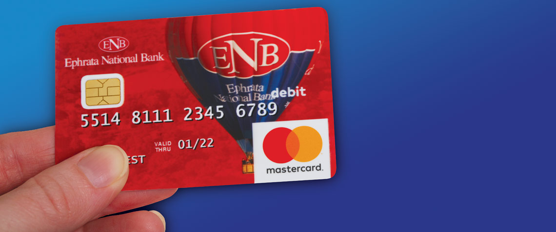 Image of an Ephrata National Bank Debit Card